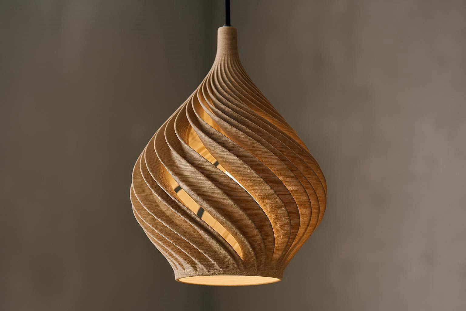 15 Most Awesome 3D Printed Lamps 11 3D Printed Pendant Lamp 15 Most Awesome 3D Printed Lamps - 11