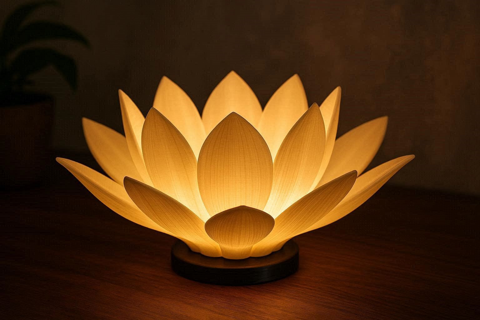 15 Most Awesome 3D Printed Lamps 13 Flower Shaped 3D Printed Lamp 15 Most Awesome 3D Printed Lamps - 13
