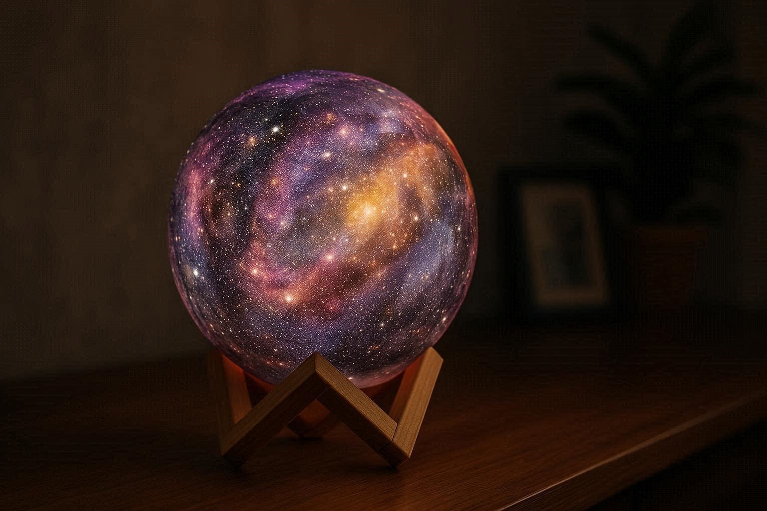 15 Most Awesome 3D Printed Lamps 7 Galaxy 3D Printed Lamp 15 Most Awesome 3D Printed Lamps - 7