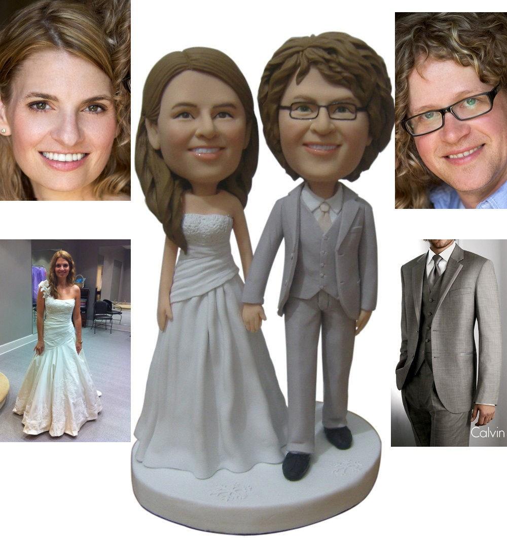 personalized-wedding-cake-topper-custom-made Top 10 Most Unique and Funny Wedding Cake Toppers 2019