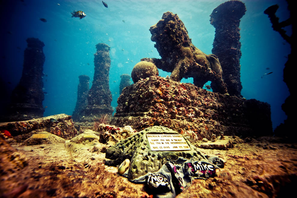 Neptune-Memorial-Reef-off-Key-Biscayne-in-Miami-Florida-memorial-for-cremated-remains Top 10 Most Ancient Lost Cities in the World