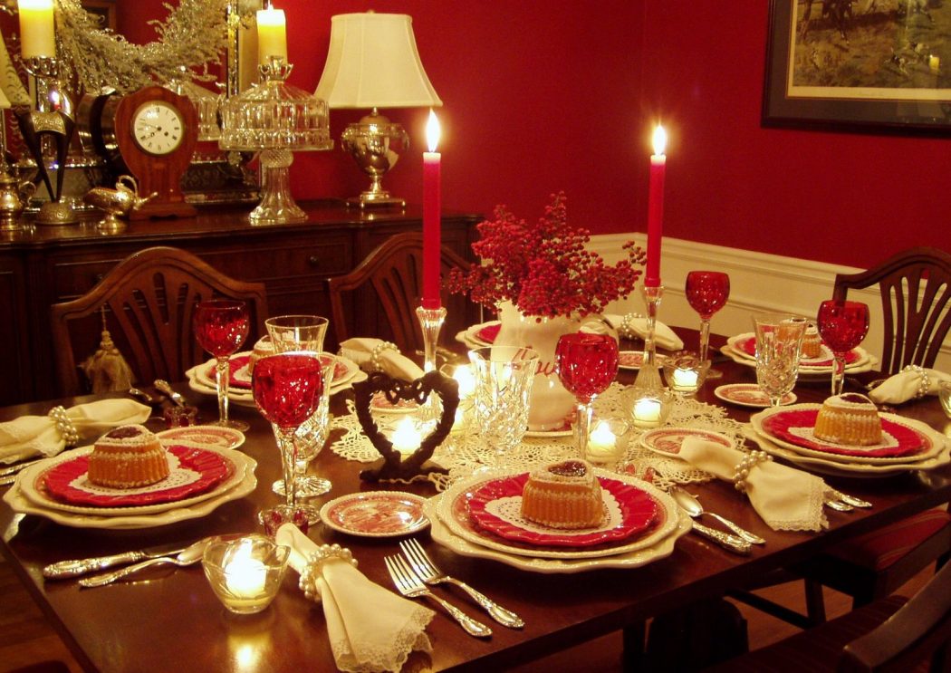 Romantic-Valentine-Tablescape Top 10 Ideas for the Valentine