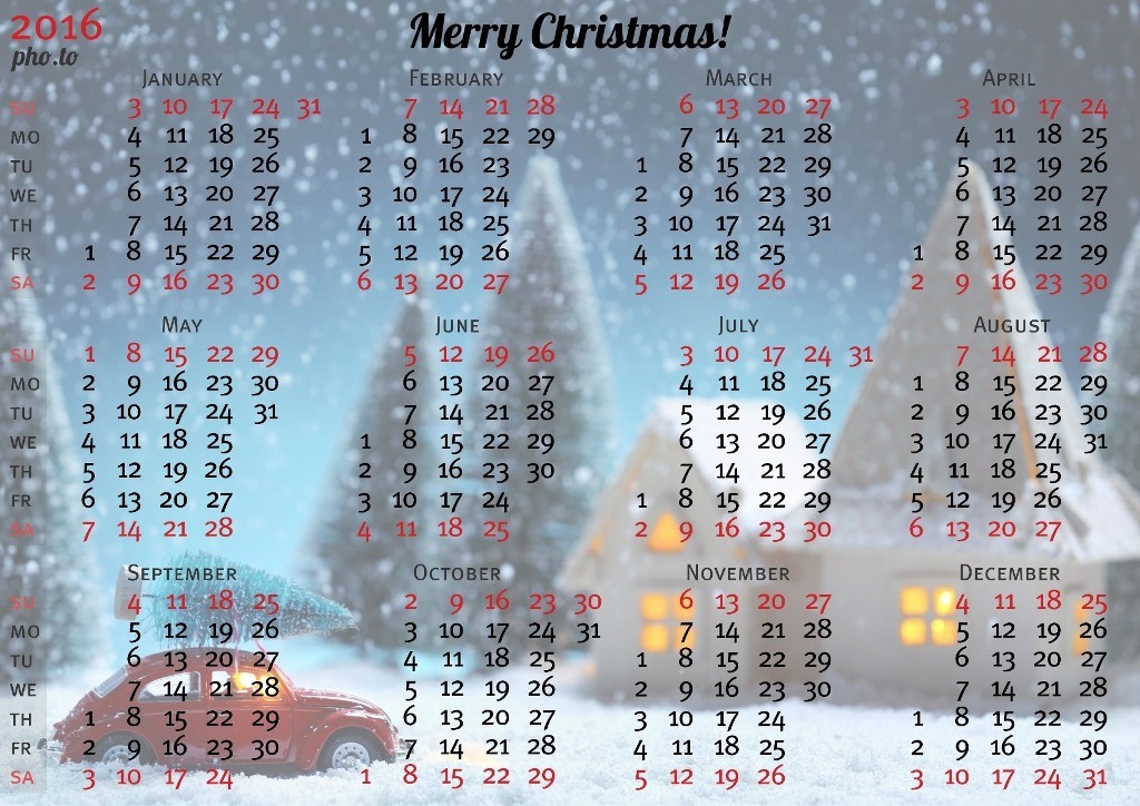 calendar-2016-18 64 Breathtaking 2018 Printable Calendar Templates
