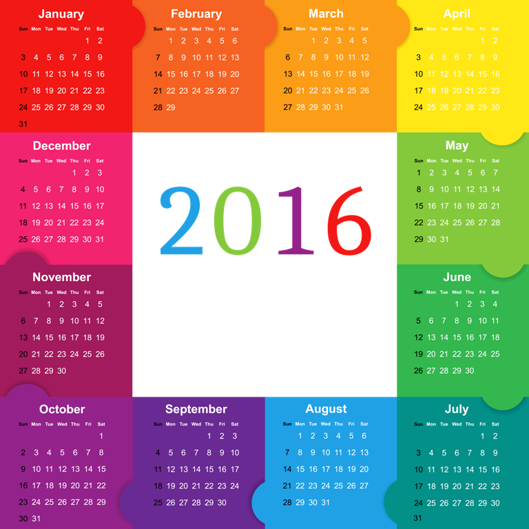 calendar-2016-32 64 Breathtaking 2018 Printable Calendar Templates