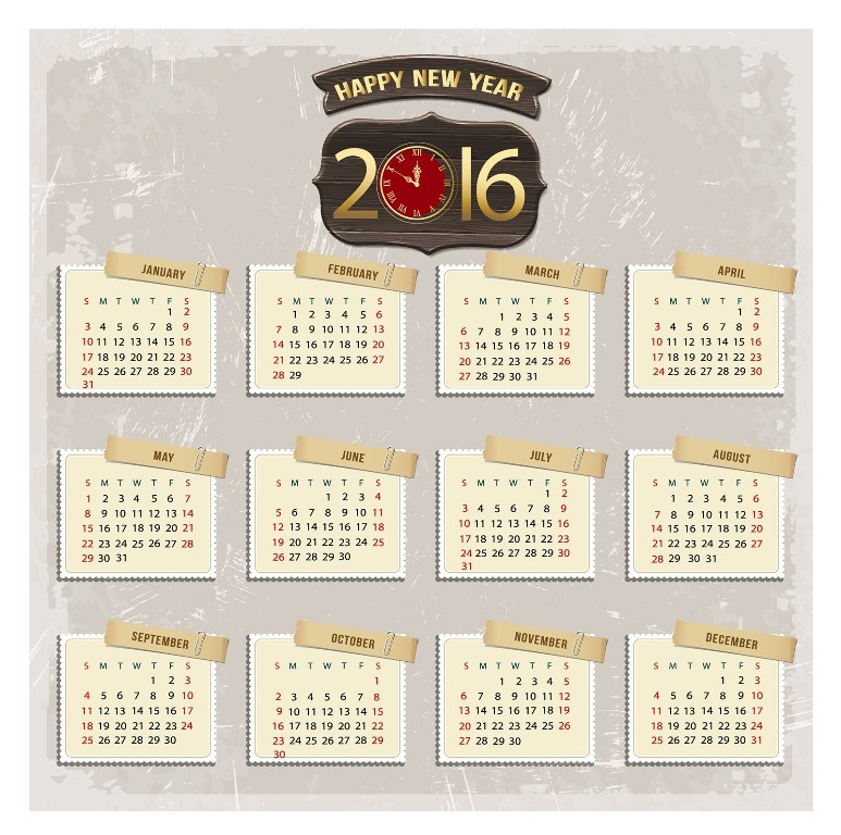 calendar-2016-39 64 Breathtaking 2018 Printable Calendar Templates