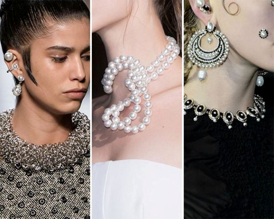 pearls-and-chains-5 65+ Hottest Jewelry Trends for Women in 2020