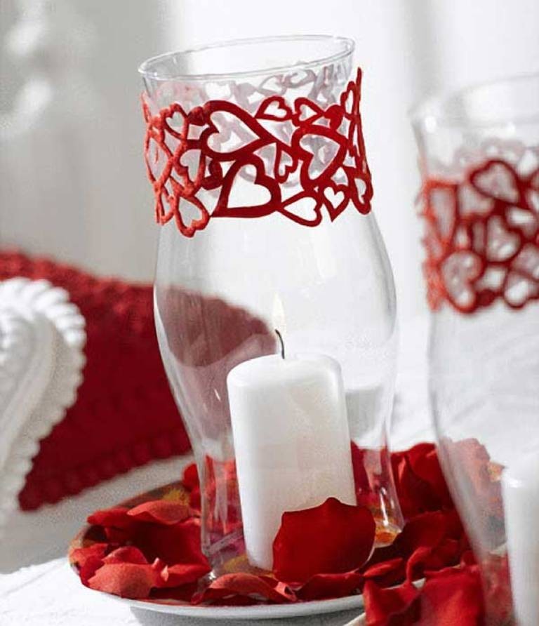 valentines-day-centerpieces-5 61 Awesome Valentine's Day Decoration Ideas