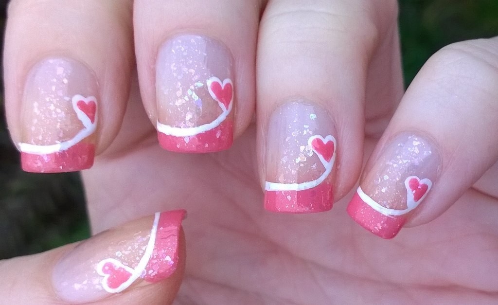 valentines-day-nails-13 89 Most Fabulous Valentine's Day Nail Art Designs