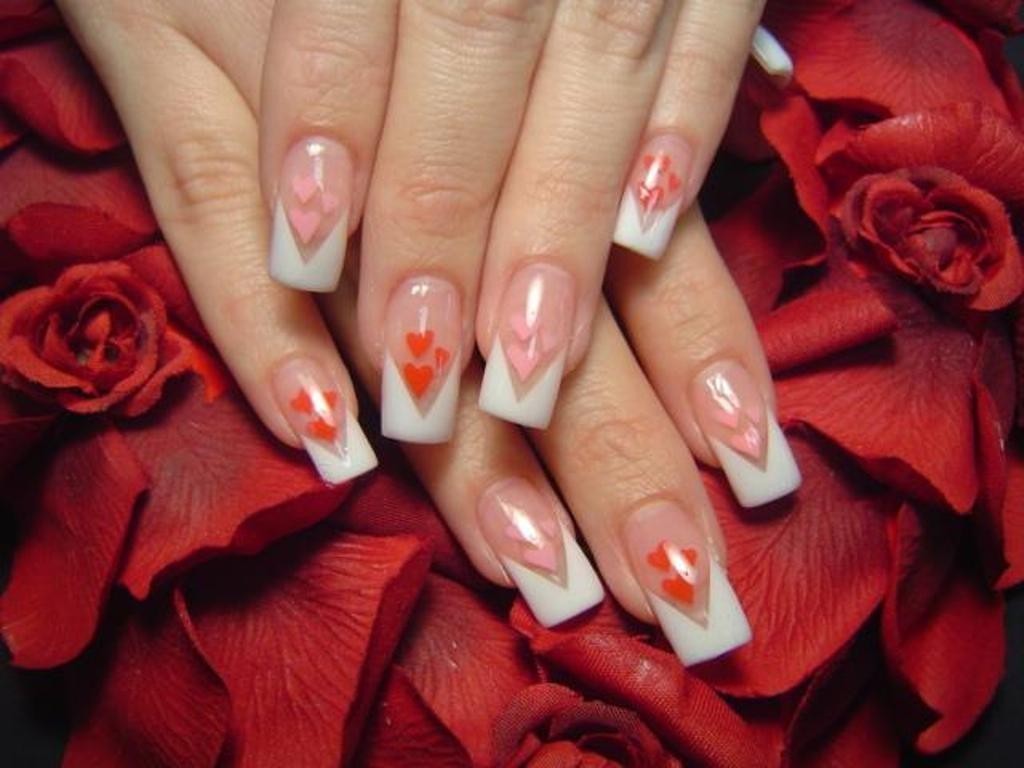 valentines-day-nails-37 89 Most Fabulous Valentine's Day Nail Art Designs