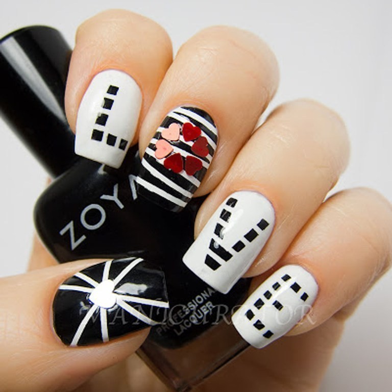 89 Most Fabulous Valentine's Day Nail Art Designs 41 valentines day nails (39)