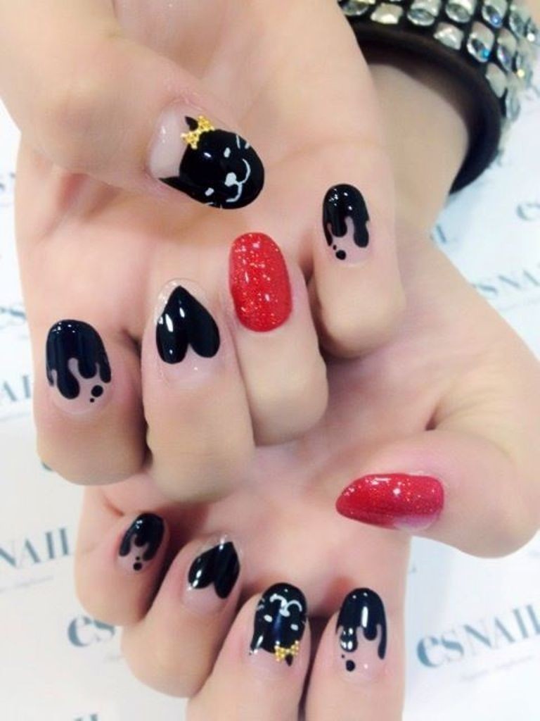 89 Most Fabulous Valentine's Day Nail Art Designs 47 valentines day nails (45)