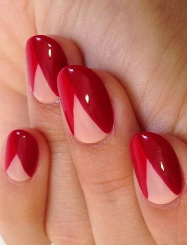 valentines-day-nails-5 89 Most Fabulous Valentine's Day Nail Art Designs