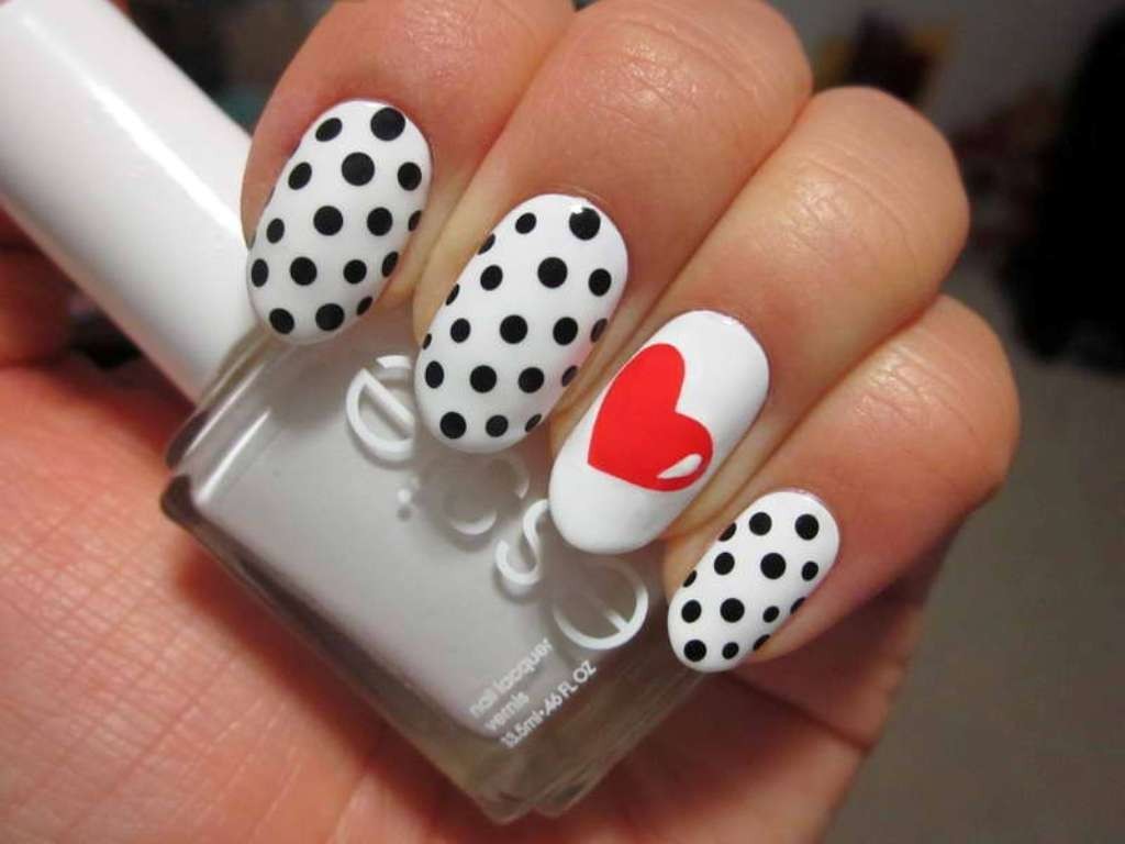 89 Most Fabulous Valentine's Day Nail Art Designs 52 valentines day nails (50)