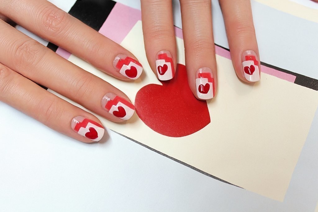 89 Most Fabulous Valentine's Day Nail Art Designs 53 valentines day nails (51)