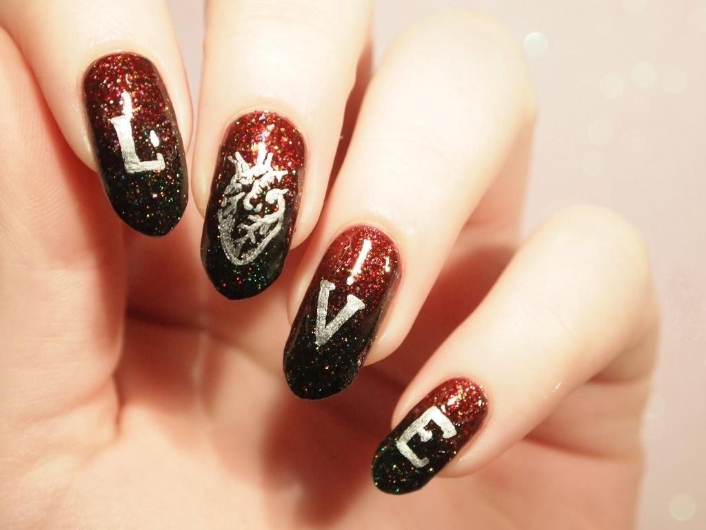 89 Most Fabulous Valentine's Day Nail Art Designs 59 valentines day nails (57)