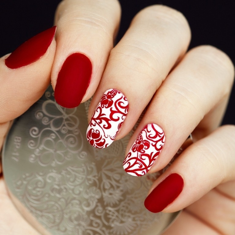 valentines-day-nails-64 89 Most Fabulous Valentine's Day Nail Art Designs