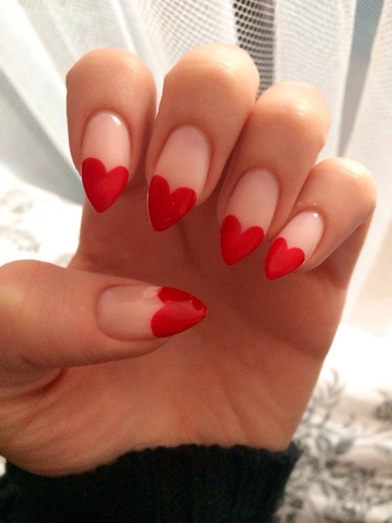 89 Most Fabulous Valentine's Day Nail Art Designs 69 valentines day nails (67)