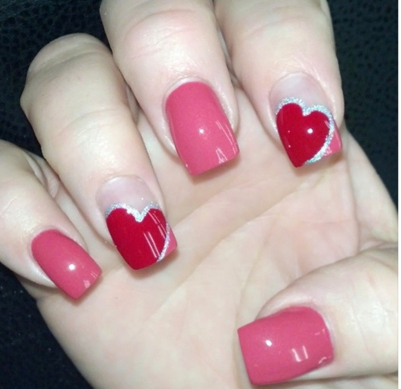 89 Most Fabulous Valentine's Day Nail Art Designs 72 valentines day nails (70)