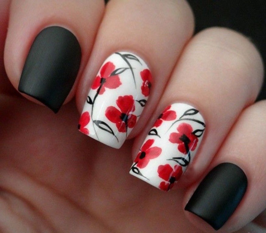 valentines-day-nails-81 89 Most Fabulous Valentine's Day Nail Art Designs