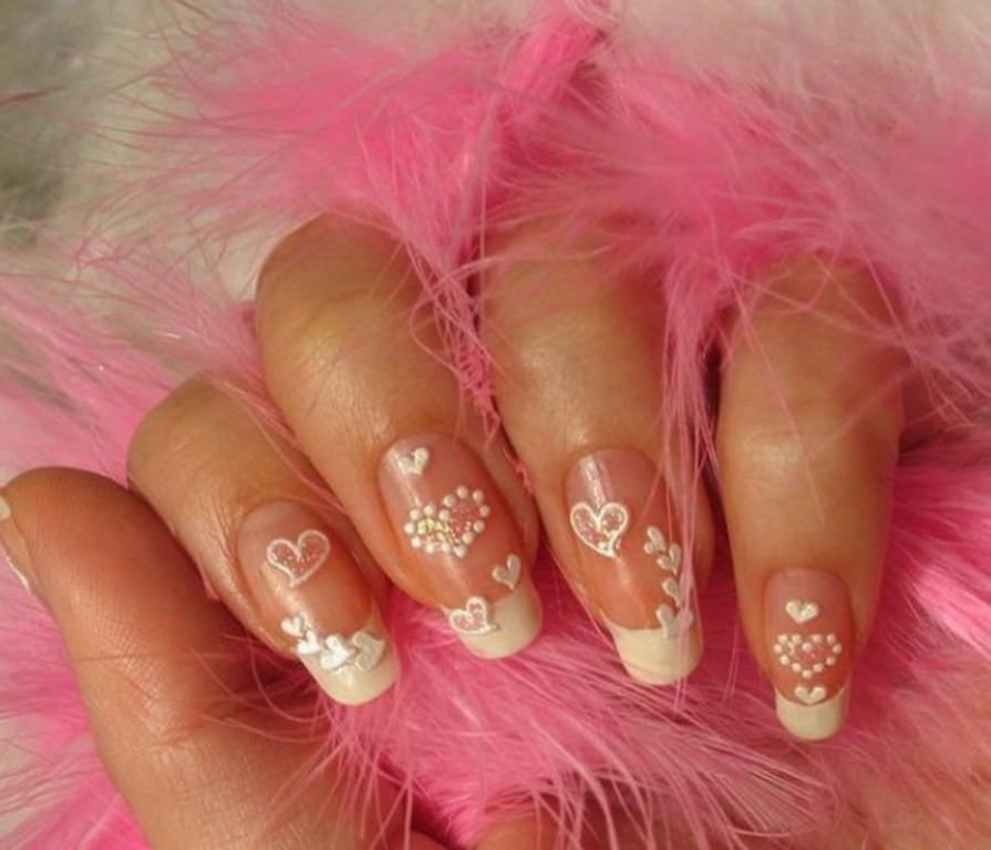 valentines-day-nails-86 89 Most Fabulous Valentine's Day Nail Art Designs