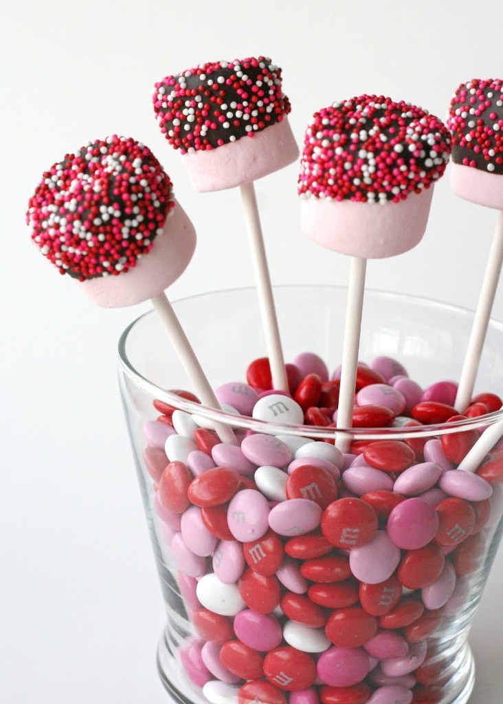 65 Most Romantic Valentine's Day Chocolate Treat Ideas 43 Valentines marshmallow