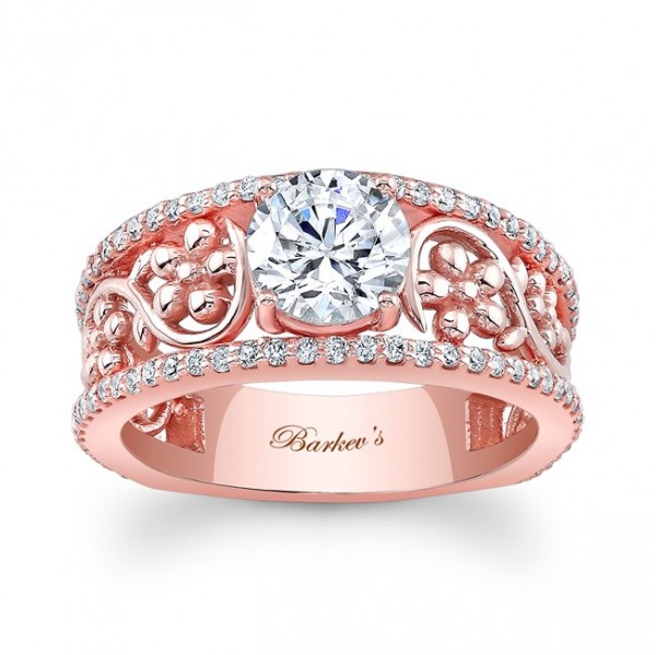 7894lp_front_1 30 Elegant Design Of Engagement Rings In Rose Gold