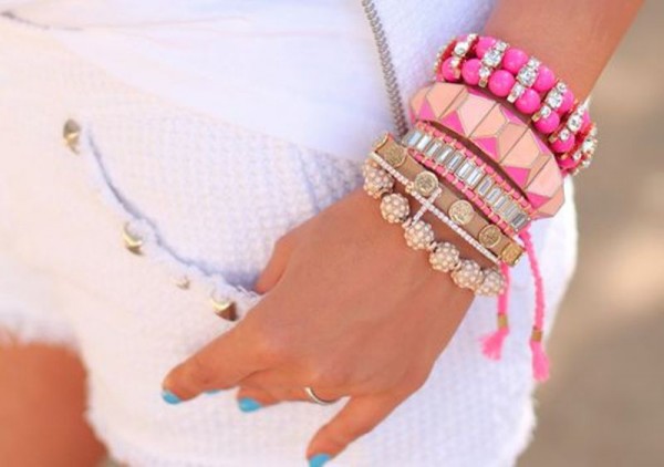 Cute-Pink-Bracelets1 27+ Trendy Designs Of Bracelets For Women And Girls 2022