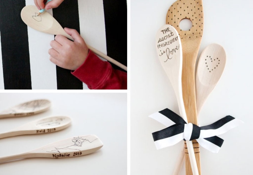 27 Most Stunning Mother's Day Gift Ideas 59 Etched Wooden Spoons