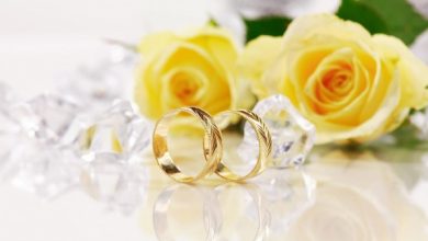 Holidays Weddings Yellow roses and gold wedding rings 055819 Top 22+ Unique And Elegant Designs Of Wedding Rings - 8