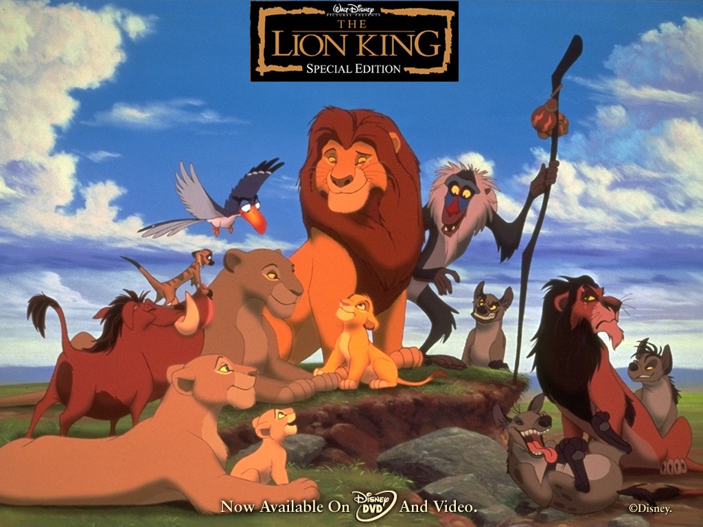 LionKingWallpaper1024 Top 5 Highest Grossing Animated Movies