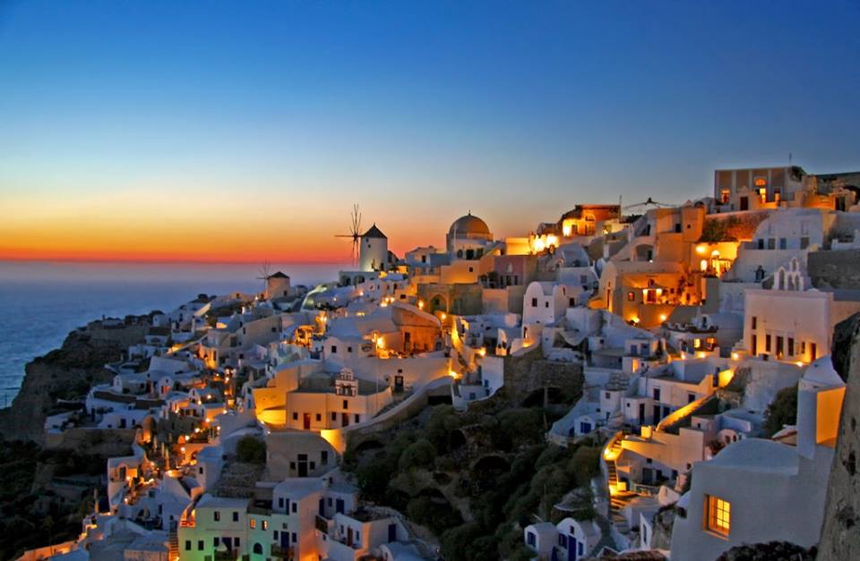 Santorini-after-sunset 4 Best Places To Watch Sunset Around The World