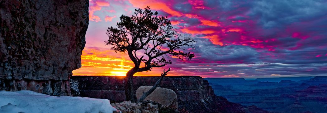 4 Best Places To Watch Sunset Around The World 9 grand-canyon-sunset-grandeur-point-sunpillar