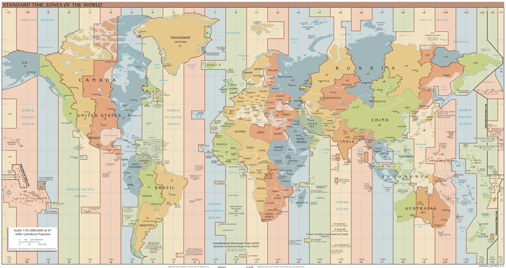 time-zones-3 Why Is the Earth Flat & Not Round?!!