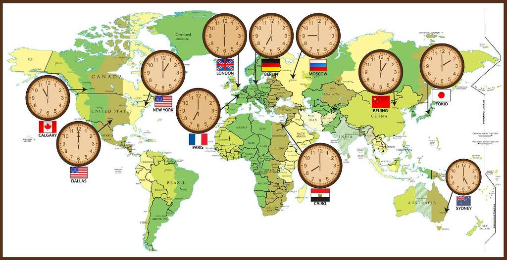 time-zones-4 Why Is the Earth Flat & Not Round?!!