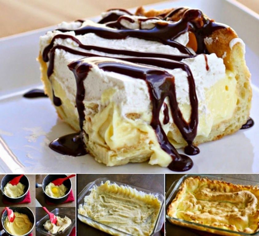 eclair-cake-and-Chocolate-Ganache-2 15 Most Unique Birthday Cake Recipes ... [With Images]
