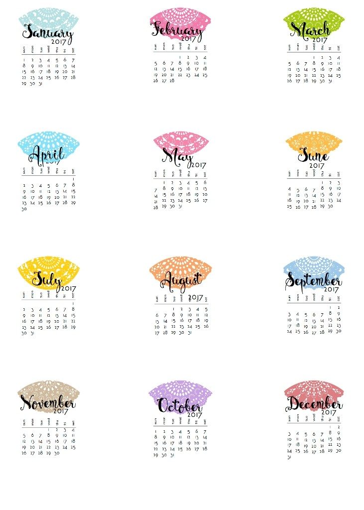 2017-calendar-22 58 Stunning Printable Calendar Templates
