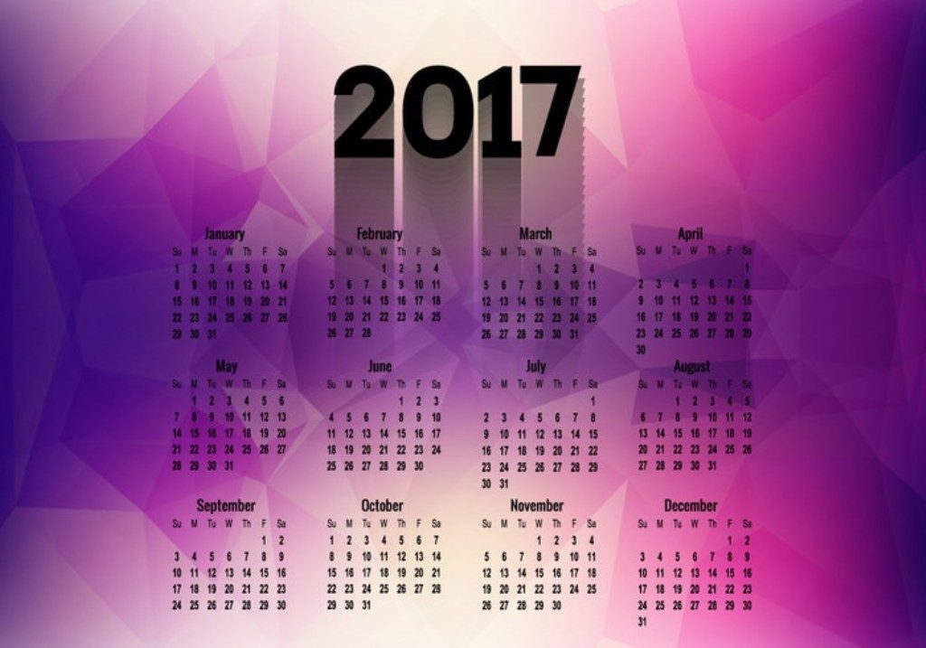 2017-calendar-29 58 Stunning Printable Calendar Templates
