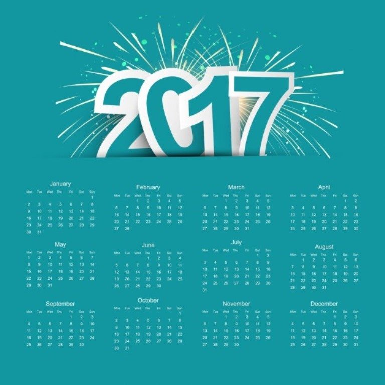 2017-calendar-45 58 Stunning Printable Calendar Templates