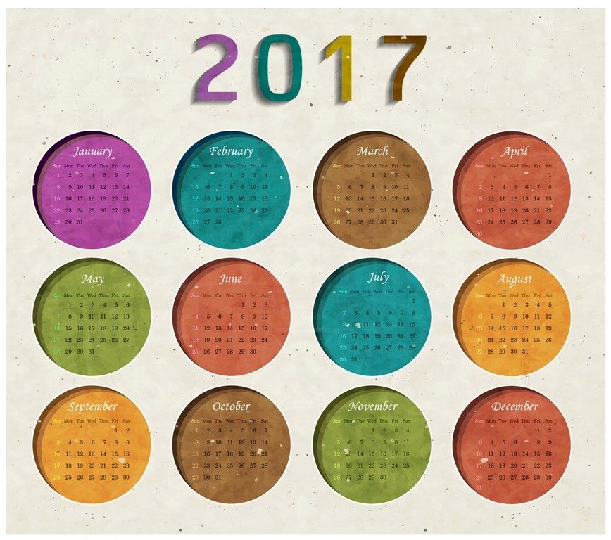 2017-calendar-51 58 Stunning Printable Calendar Templates