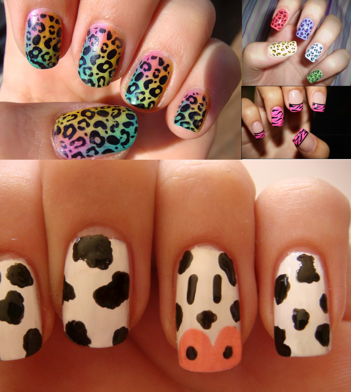 Animal-Print-Nail-Art 35 Nails Designs; How Do You Paint Your Nails?