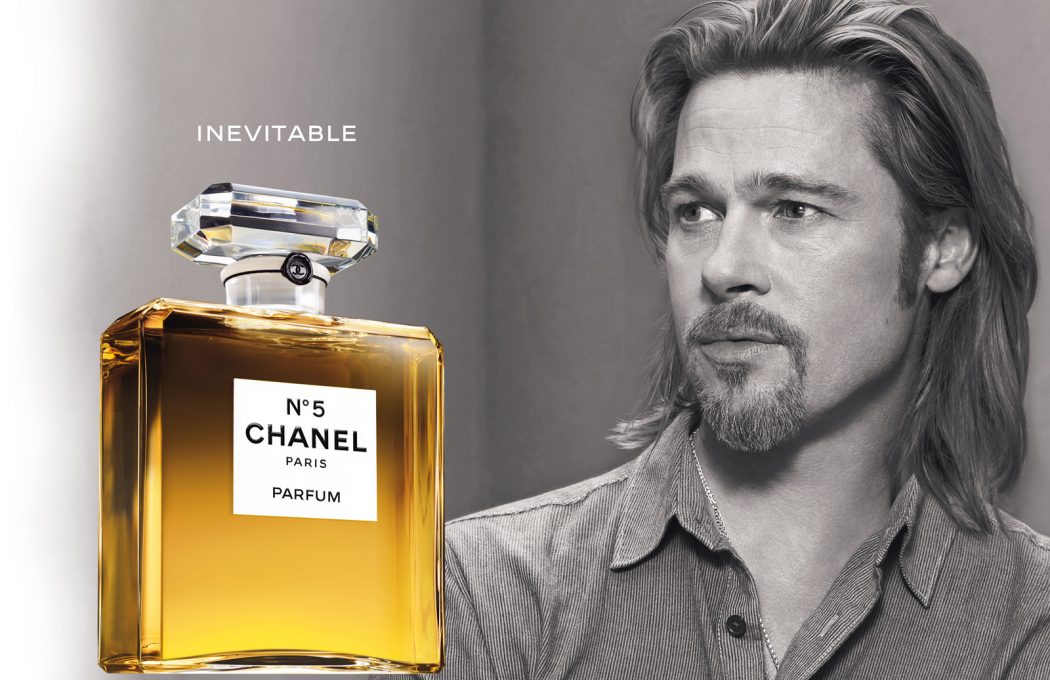 Brad-Pitt-Chanel-No5-01 5 Surprising Facts About Chanel