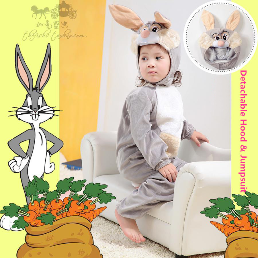 Top 5 Most Wanted Halloween Beanie Babies Costumes 12 genuine-deluxe-font-b-baby-b-font-infant-kids-font-b-furry-b-font-bugs-bunny