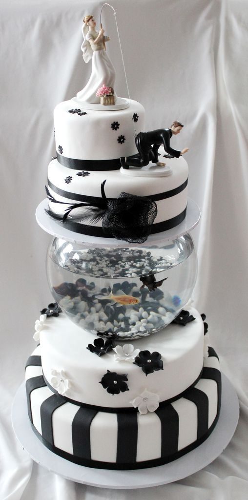 Gone Fishing wedding cake toppers (5)