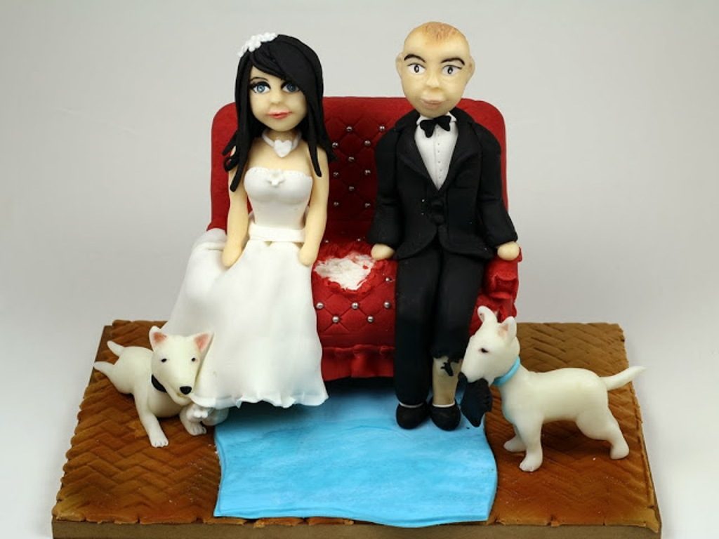 Too Tired After The Day wedding cake toppers (3)
