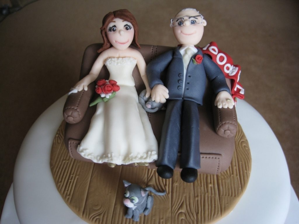 Too Tired After The Day wedding cake toppers (4)