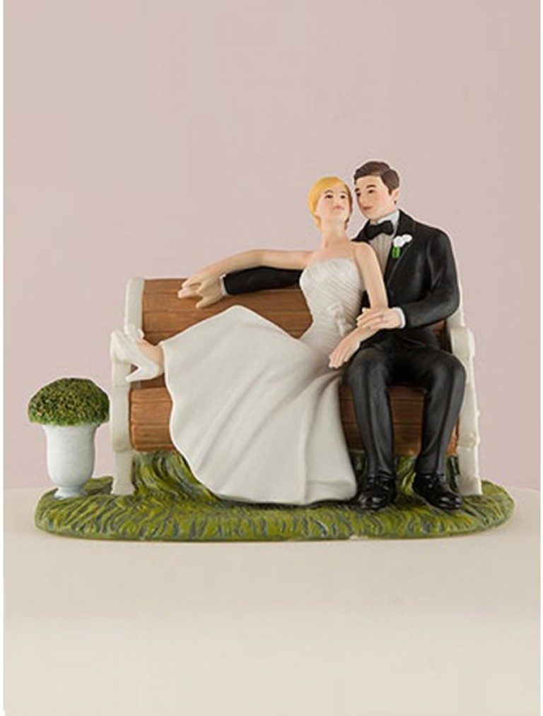 Too Tired After The Day wedding cake toppers