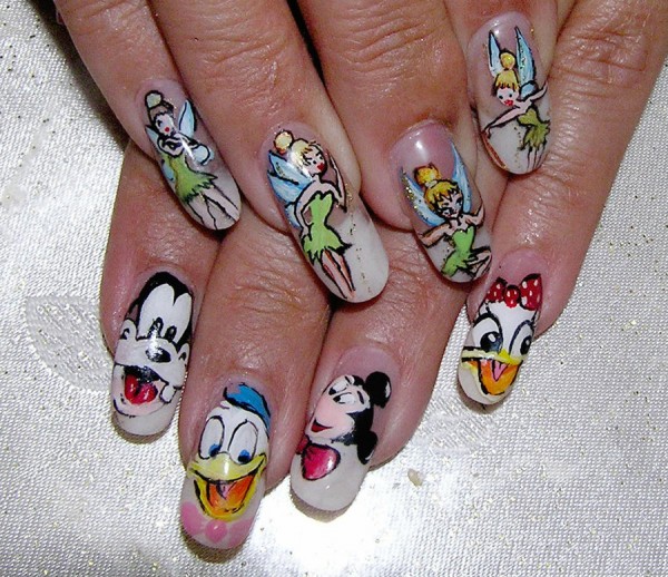 disney-nail-art 35 Nails Designs; How Do You Paint Your Nails?
