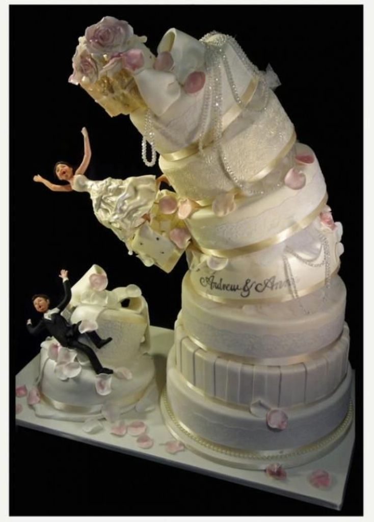 funny wedding cake toppers