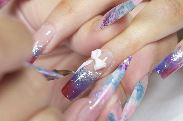 general-beautiful-nail-art-design-with-diamond-glitter-nails-designs-with-diamonds 35 Nails Designs; How Do You Paint Your Nails?