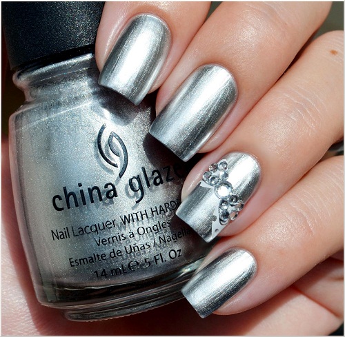35 Nails Designs; How Do You Paint Your Nails? 69 metallic-nail-polish-designs